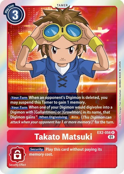 Takato Matsuki, Digital Hazard EX2-056 R