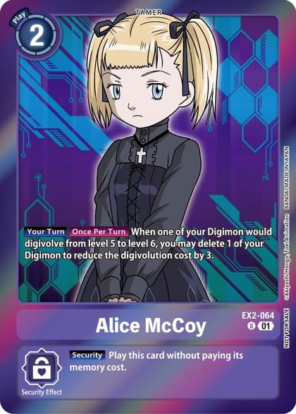 Alice McCoy (Event Pack 5), Digital Hazard EX2-064 U