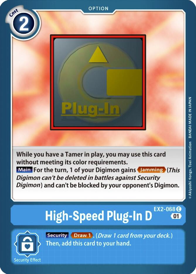 High-Speed Plug-In D, Digital Hazard EX2-068 C