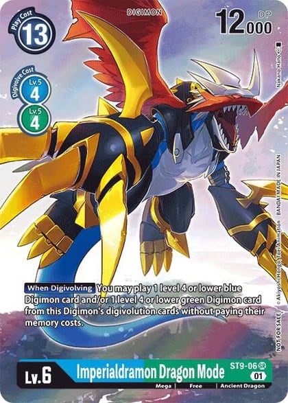 Imperialdramon Dragon Mode (Box Topper), Digital Hazard ST9-06 SR
