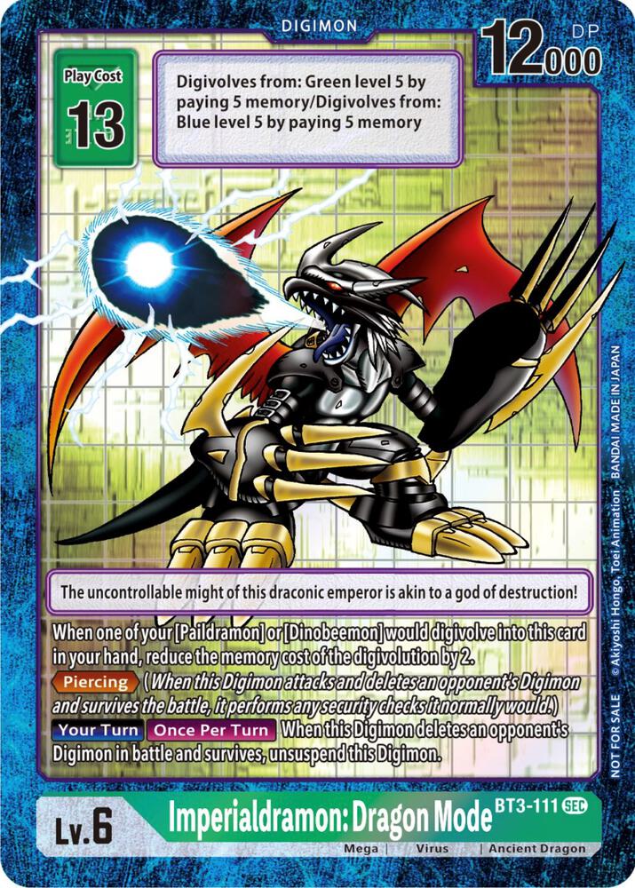 Imperialdramon: Dragon Mode - BT3-111 (Alternate Art), Draconic Roar BT3-111 SEC