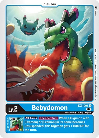 Bebydomon, Draconic Roar EX3-001 U