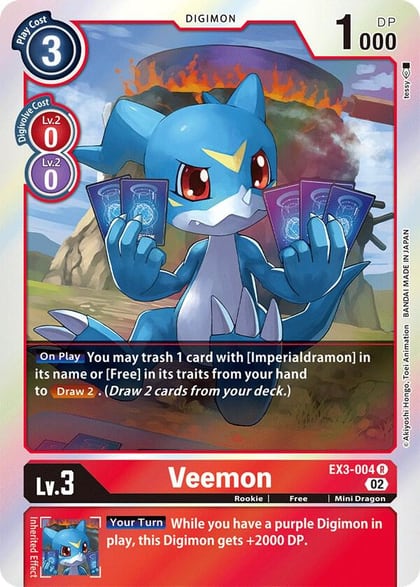 Veemon, Draconic Roar EX3-004 R