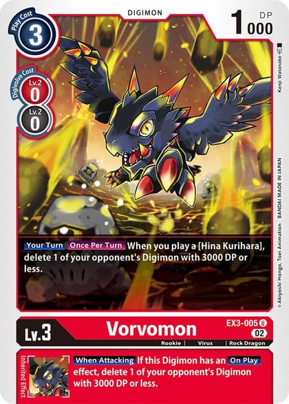 Vorvomon, Draconic Roar EX3-005 U