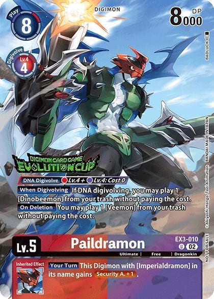 Paildramon (August 2024 Evolution Cup Participant), Draconic Roar EX3-010 U