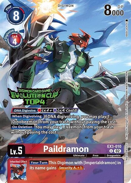 Paildramon (August 2024 Evolution Cup Top 4), Draconic Roar EX3-010 U