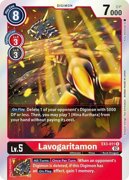 Lavogaritamon, Draconic Roar EX3-011 R