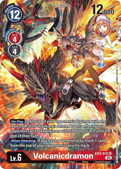 Volcanicdramon (Alternate Art), Draconic Roar EX3-012 SR