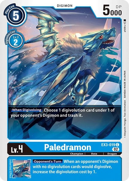 Paledramon, Draconic Roar EX3-019 C