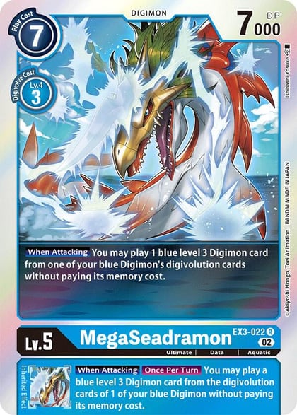 MegaSeadramon, Draconic Roar EX3-022 R