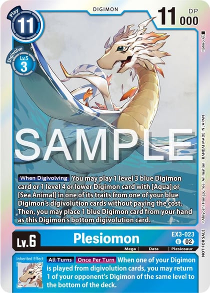 Plesiomon (Event Pack 6), Draconic Roar EX3-023 U