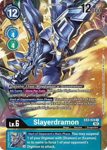 Slayerdramon (Alternate Art), Draconic Roar EX3-024 R
