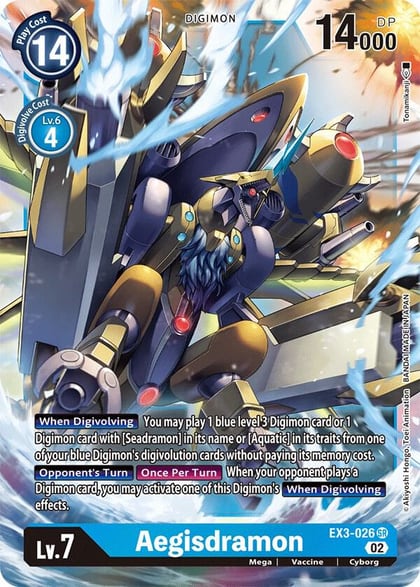 Aegisdramon, Draconic Roar EX3-026 SR