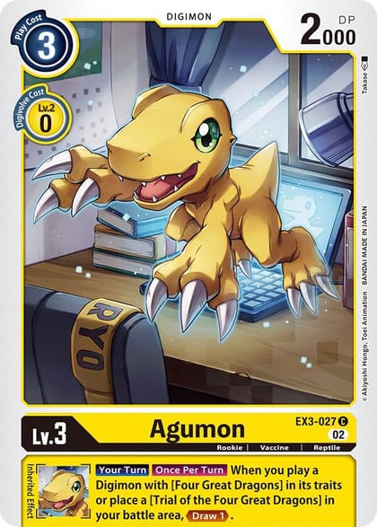 Agumon, Draconic Roar EX3-027 C