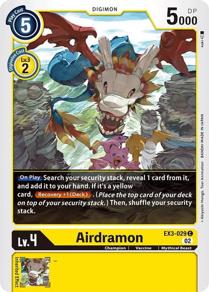 Airdramon, Draconic Roar EX3-029 C
