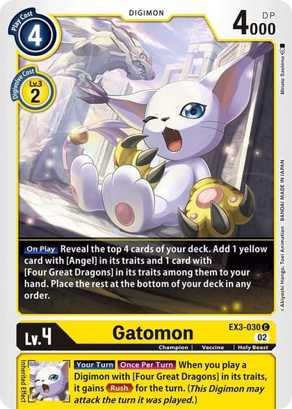 Gatomon, Draconic Roar EX3-030 C