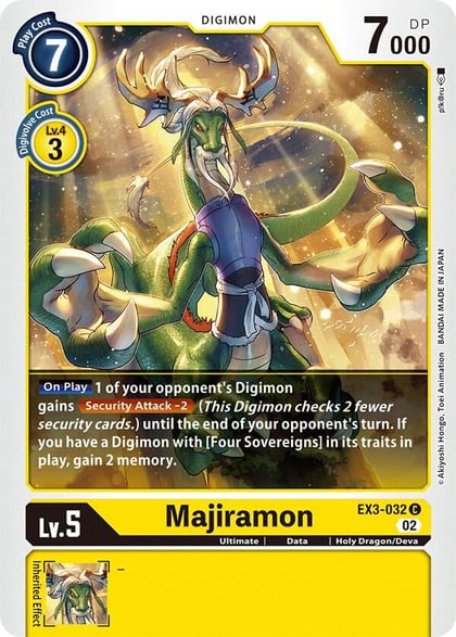 Majiramon, Draconic Roar EX3-032 C