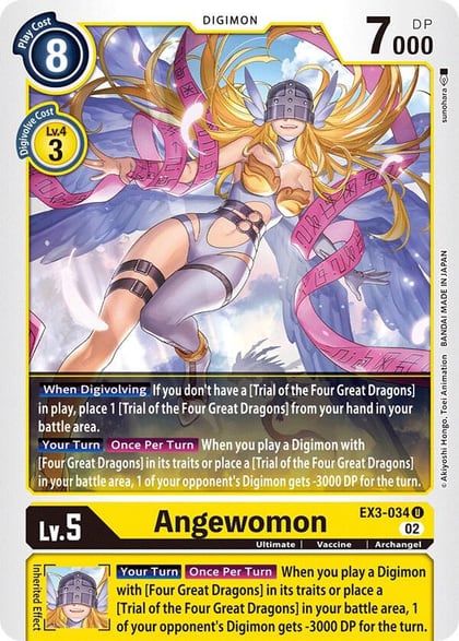 Angewomon, Draconic Roar EX3-034 U