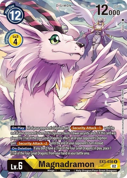Magnadramon (Alternate Art), Draconic Roar EX3-036 R