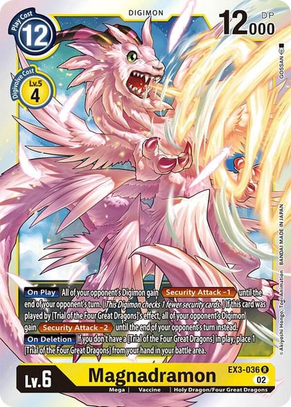 Magnadramon, Draconic Roar EX3-036 R