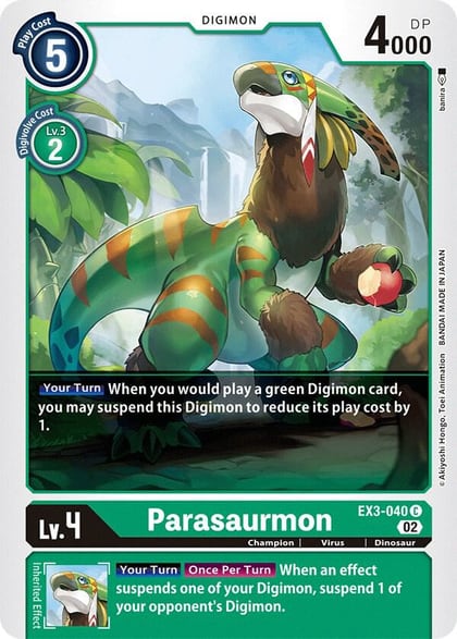 Parasaurmon, Draconic Roar EX3-040 C