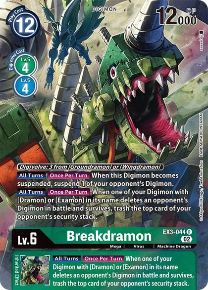 Breakdramon (Alternate Art), Draconic Roar EX3-044 R