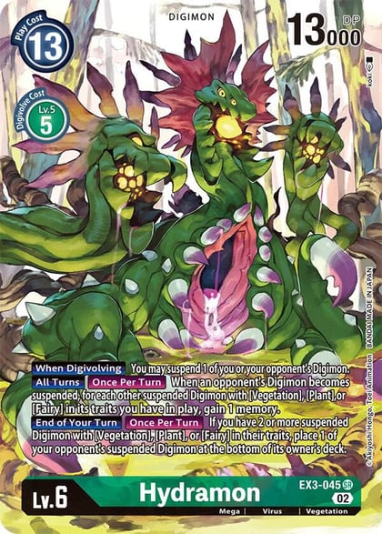 Hydramon (Alternate Art), Draconic Roar EX3-045 SR