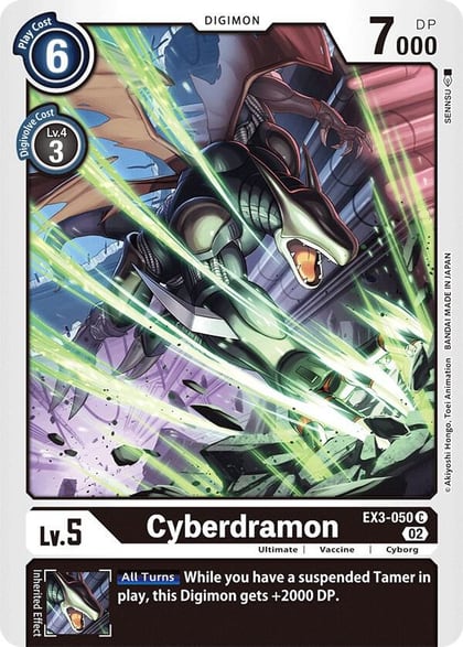 Cyberdramon, Draconic Roar EX3-050 C