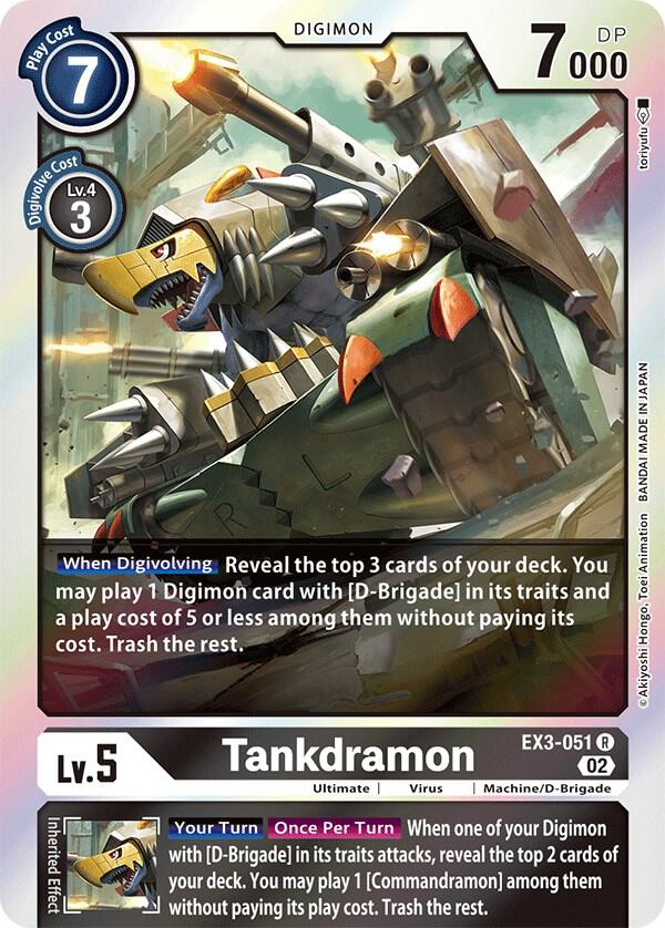 Tankdramon, Draconic Roar EX3-051 R