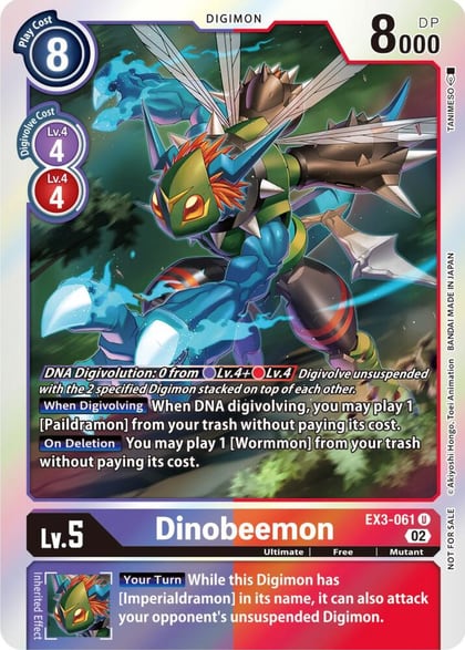 Dinobeemon (Box Topper), Draconic Roar EX3-061 U