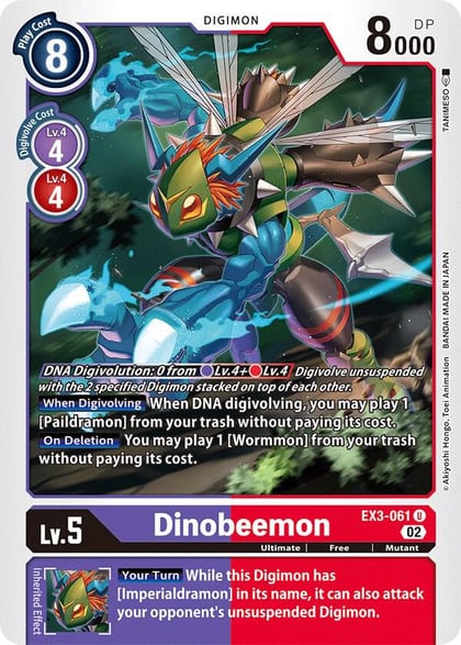 Dinobeemon, Draconic Roar EX3-061 U