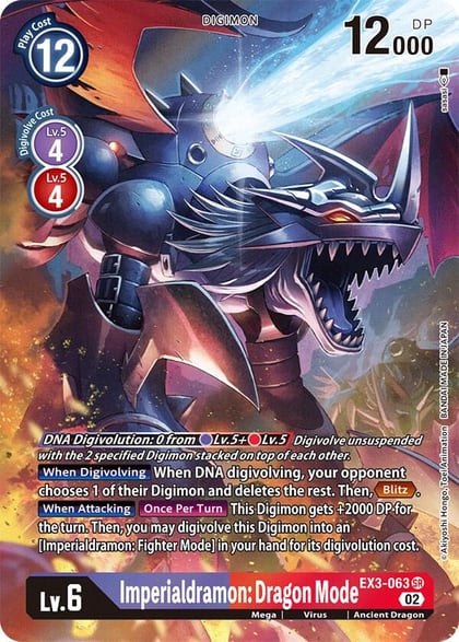 Imperialdramon: Dragon Mode (Alternate Art), Draconic Roar EX3-063 SR