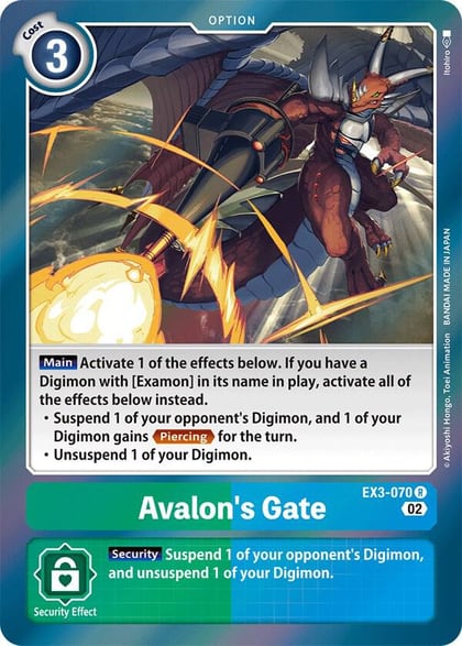 Avalon's Gate, Draconic Roar EX3-070 R