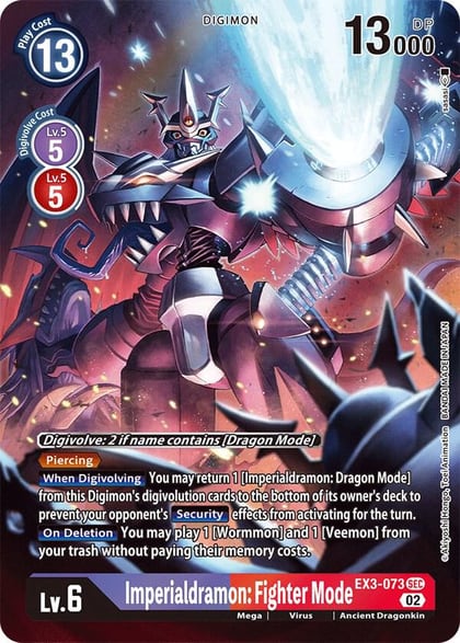 Imperialdramon: Fighter Mode (Alternate Art), Draconic Roar EX3-073 SEC