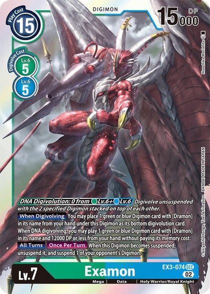Examon, Draconic Roar EX3-074 SEC