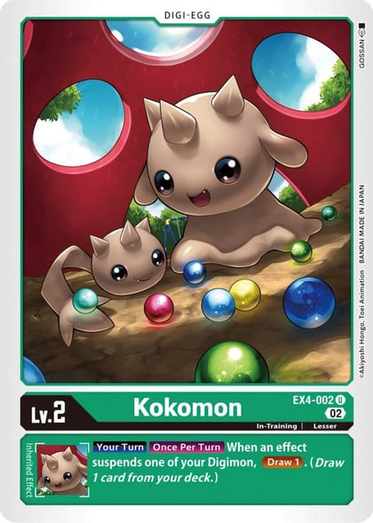 Kokomon, Alternative Being Booster EX4-002 U