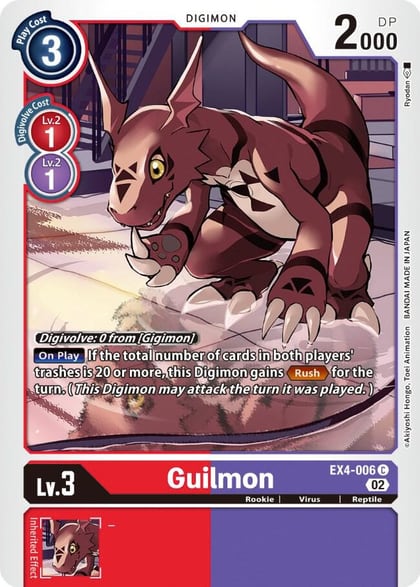Guilmon, Alternative Being Booster EX4-006 C
