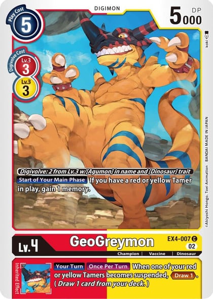 GeoGreymon, Alternative Being Booster EX4-007 C
