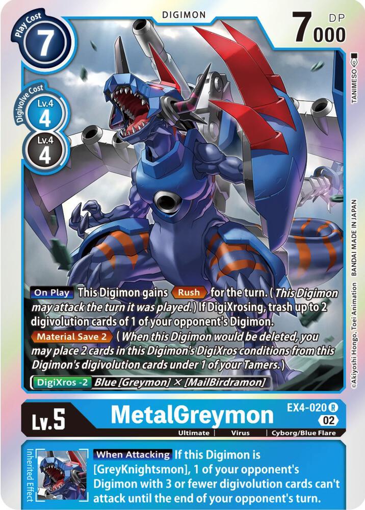 MetalGreymon - EX4-020, Alternative Being Booster EX4-020 R