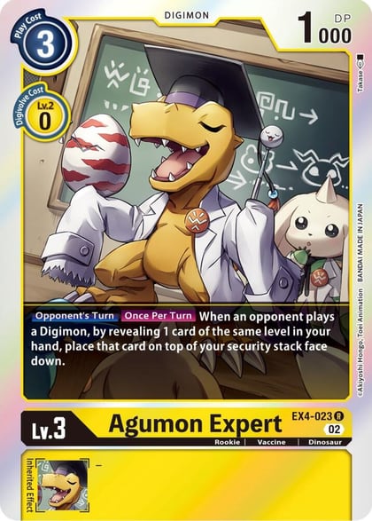 Agumon Expert, Alternative Being Booster EX4-023 R