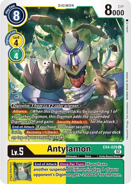 Antylamon - EX4-029, Alternative Being Booster EX4-029 C