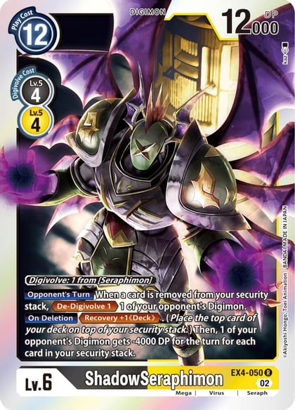 ShadowSeraphimon, Alternative Being Booster EX4-050 R