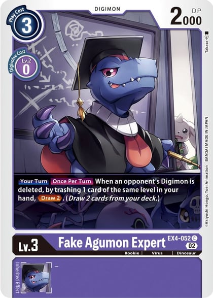 Fake Agumon Expert, Alternative Being Booster EX4-052 C