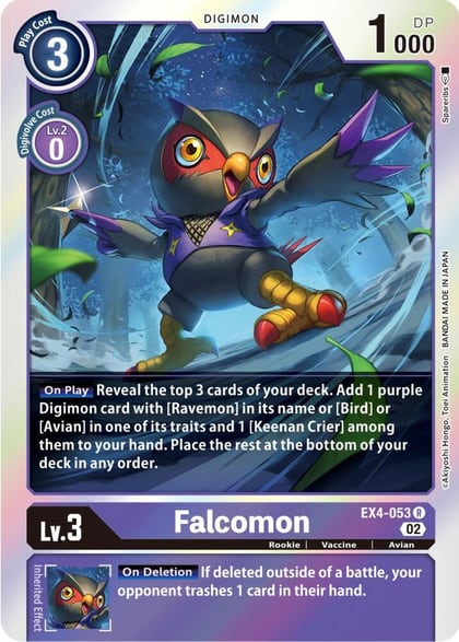 Falcomon, Alternative Being Booster EX4-053 R