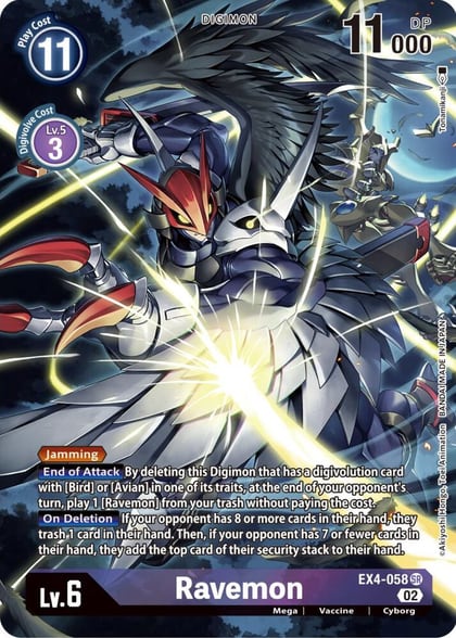 Ravemon (Alternate Art), Alternative Being Booster EX4-058 SR