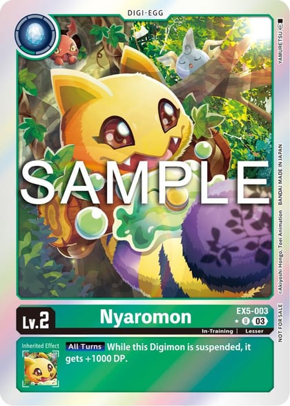 Nyaromon (Animal Colosseum Box Promotion Pack), Animal Colosseum EX5-003 U