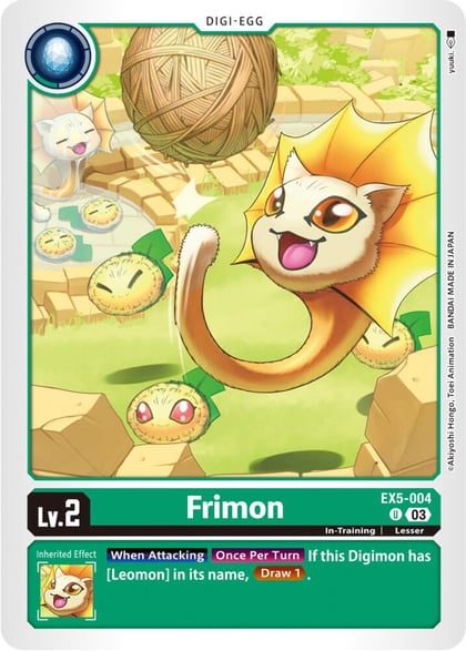 Frimon, Animal Colosseum EX5-004 U