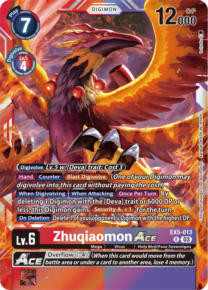 Zhuqiaomon ACE, Animal Colosseum EX5-013 R