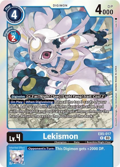 Lekismon, Animal Colosseum EX5-017 R