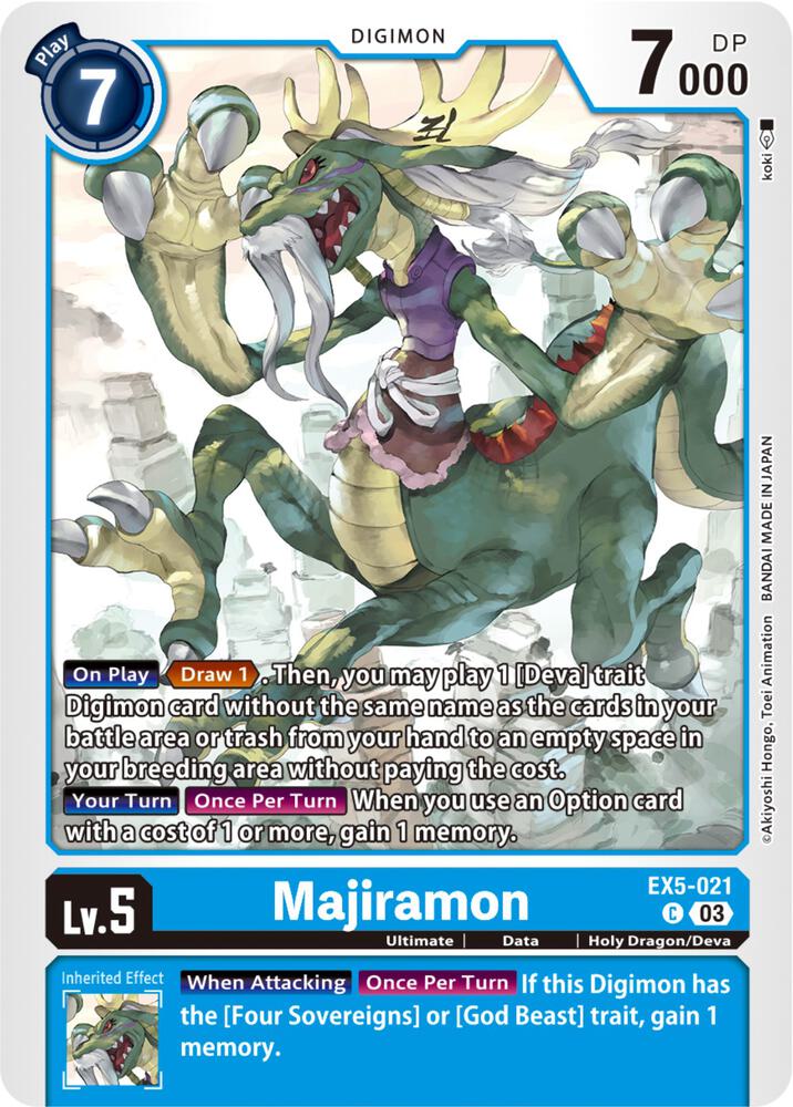 Majiramon, Animal Colosseum EX5-021 C